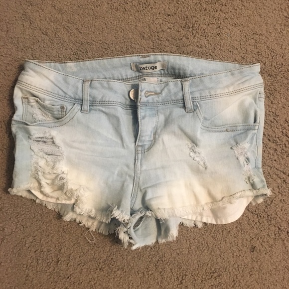 Charlotte Russe Pants - Charlotte Russe Denim Shorts